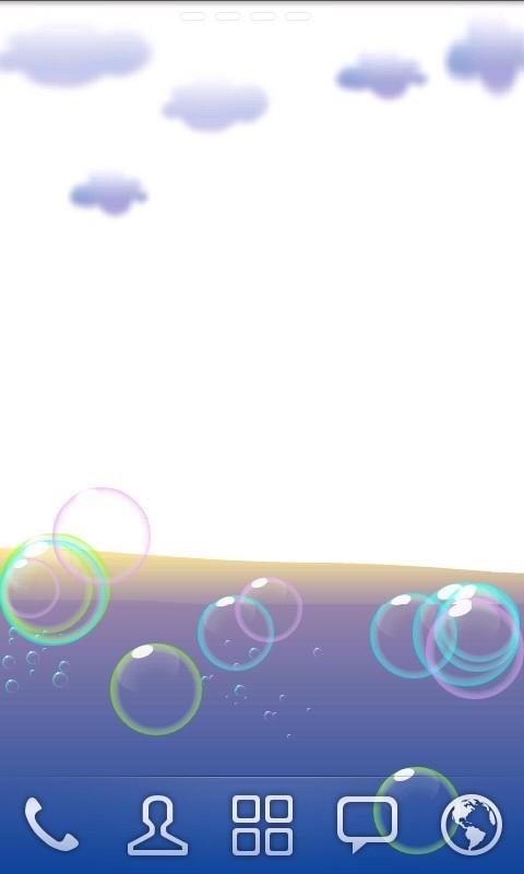 go桌面主题-波浪动态壁纸